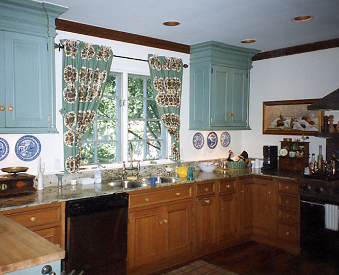 Blue & Green Kitchen